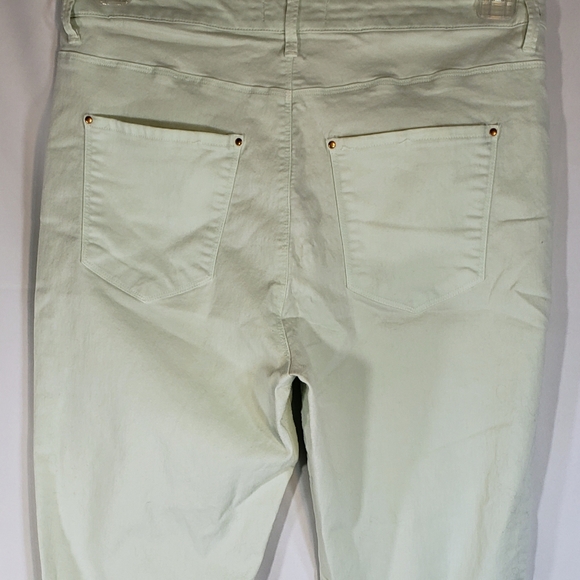 Forever 21 Mint Green Five Pocket Skinny Jeans Size 31 - Picture 5 of 6
